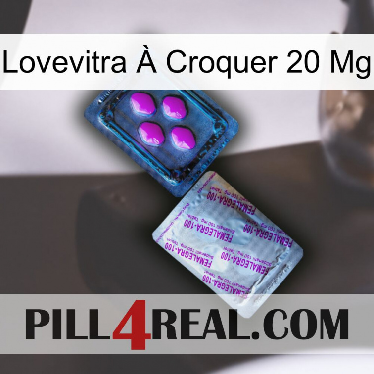 Lovevitra À Croquer 20 Mg 37